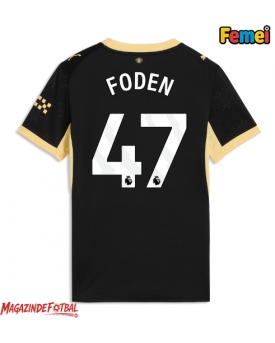 Manchester City Phil Foden #47 Tricou Fotbal Replică 2026-27 Femei Deplasare